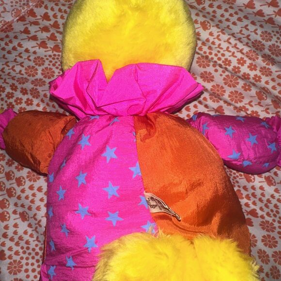 Applause Sesame Street Big Bird Parachute Clown 14" Plush Stuffed Doll 1986 - Picture 11 of 13